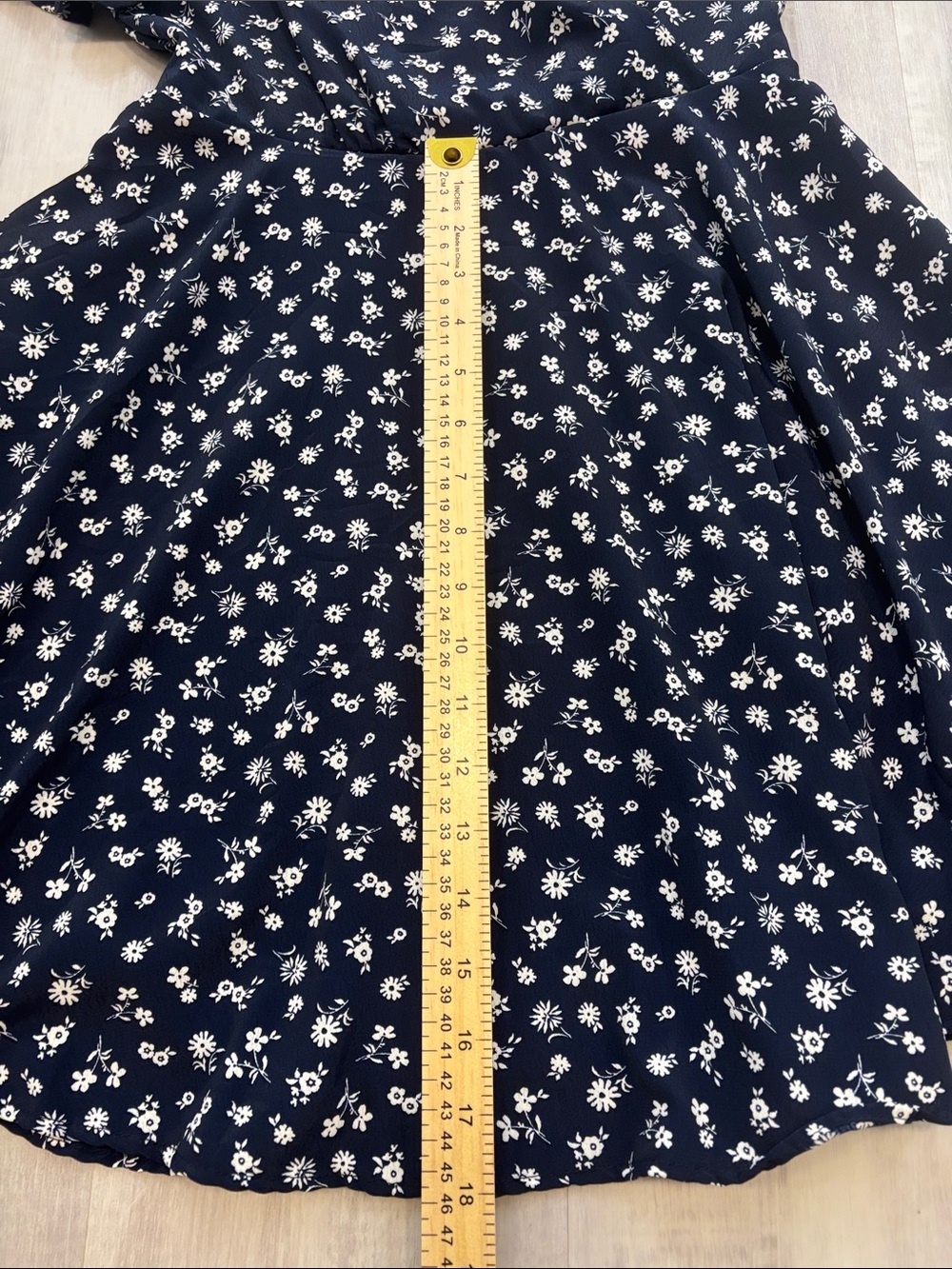 Altar'd State Navy and White Floral Midi Dress size Small - Picture 4 of 8